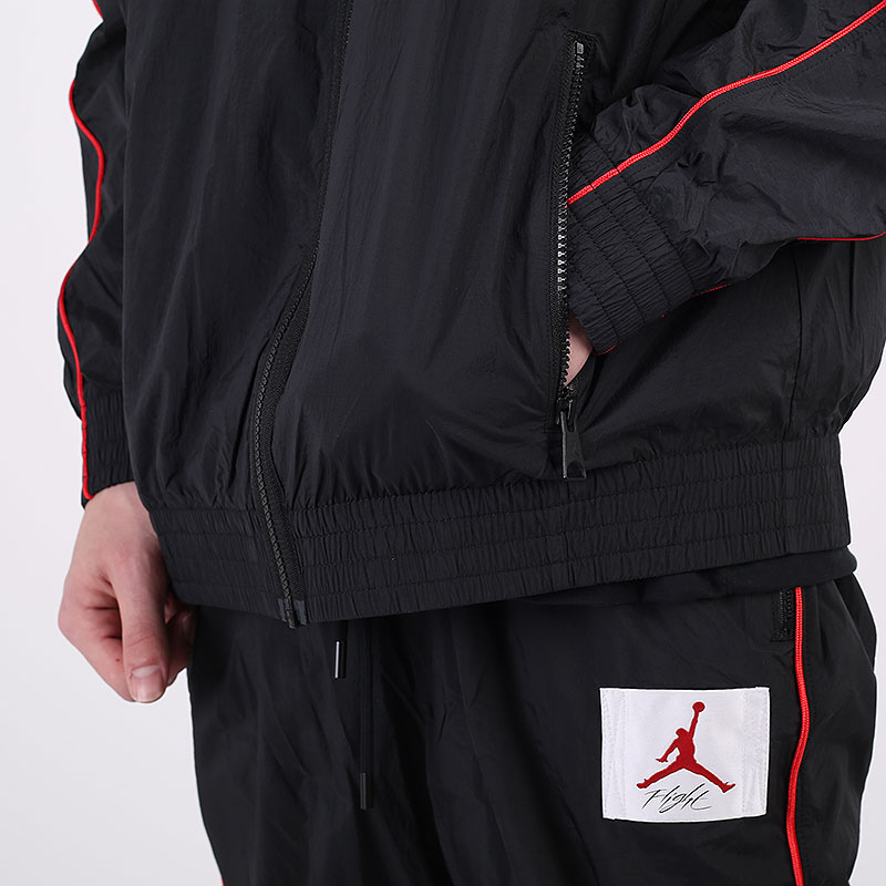 мужская черная куртка Jordan Flight Warmup Jacket CK6652-010 - цена, описание, фото 4